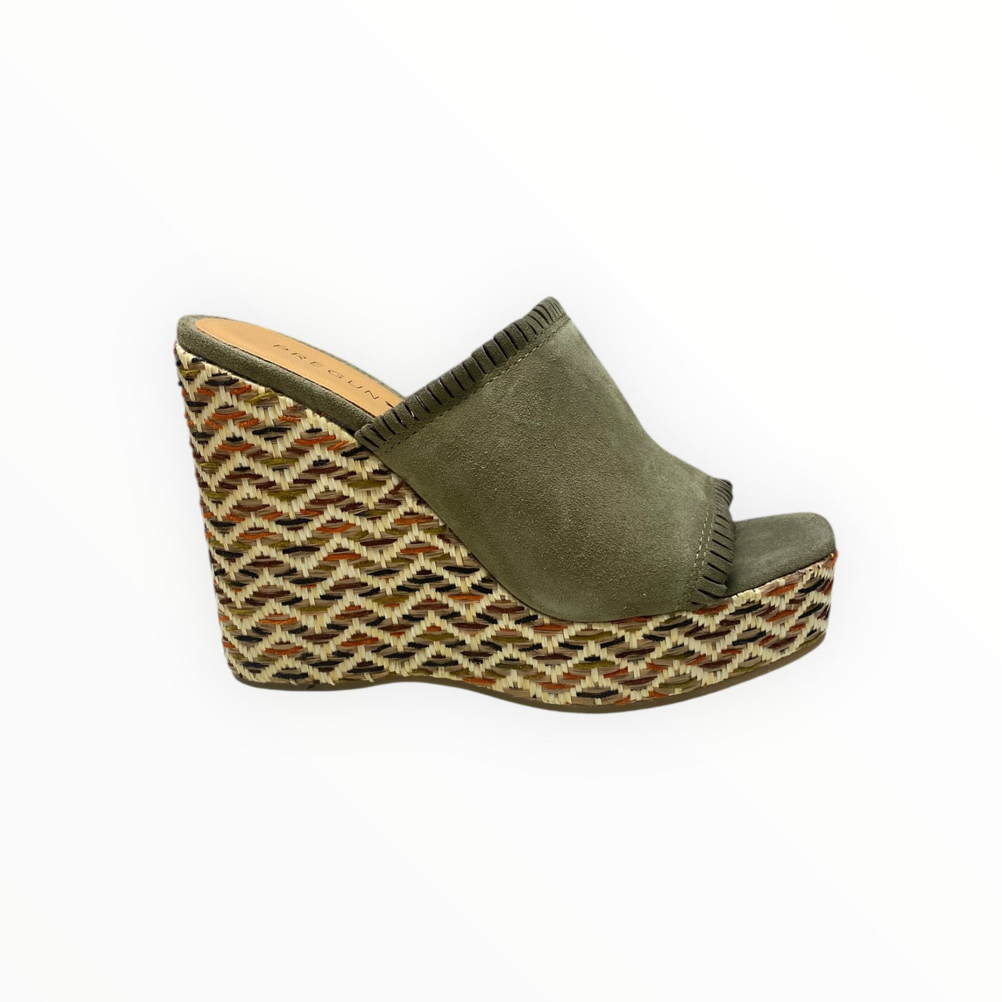 Sandali Zeppa Donna “PREGUNTA”2319508 003 Oliva/Verde