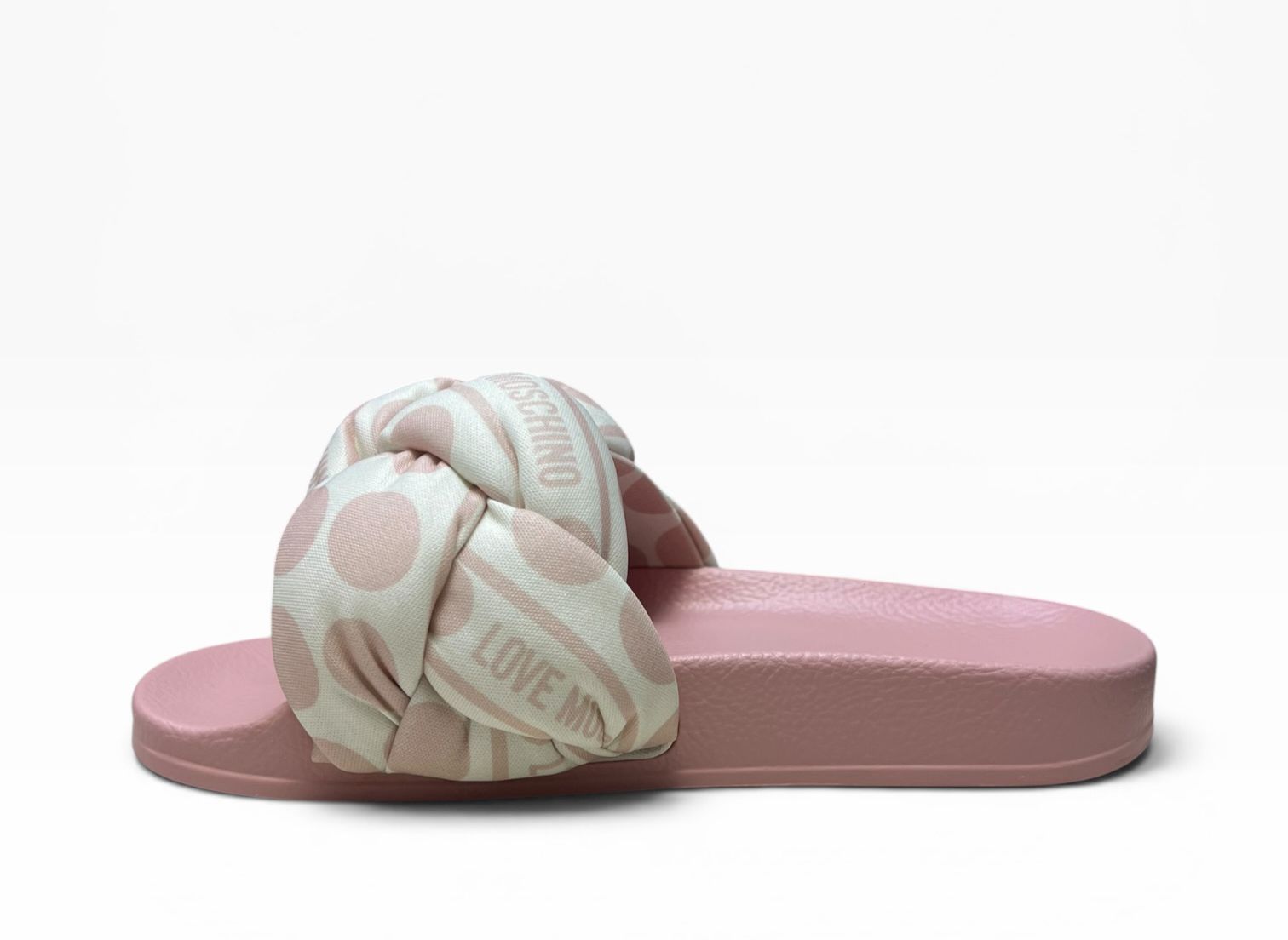 Sandali Ciabatte Donna "LOVE MOSCHINO"JA28272G0IIW10C  Sabotd Pool 25 Foulard Latte/Nude
