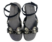 SANDALI DONNA “PREGUNTA ” 001 PRIMAVERA ESTATE 2025 NERO