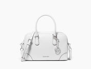 Borsa Donna “MICHAEL KORS” THOMPSON 35S5S70S6L MEDIUM DUFFLE SATCHEL LEATHER BIANCO