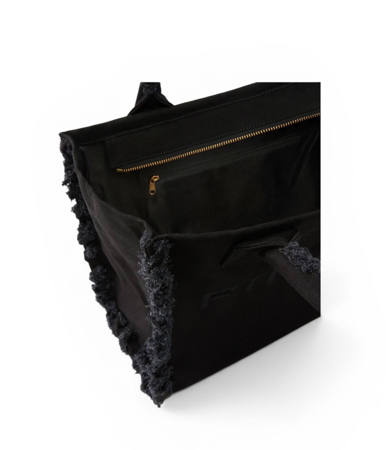 BORSA DONNA “PINKO ” BEACH SHOPPER CANVAS NERO