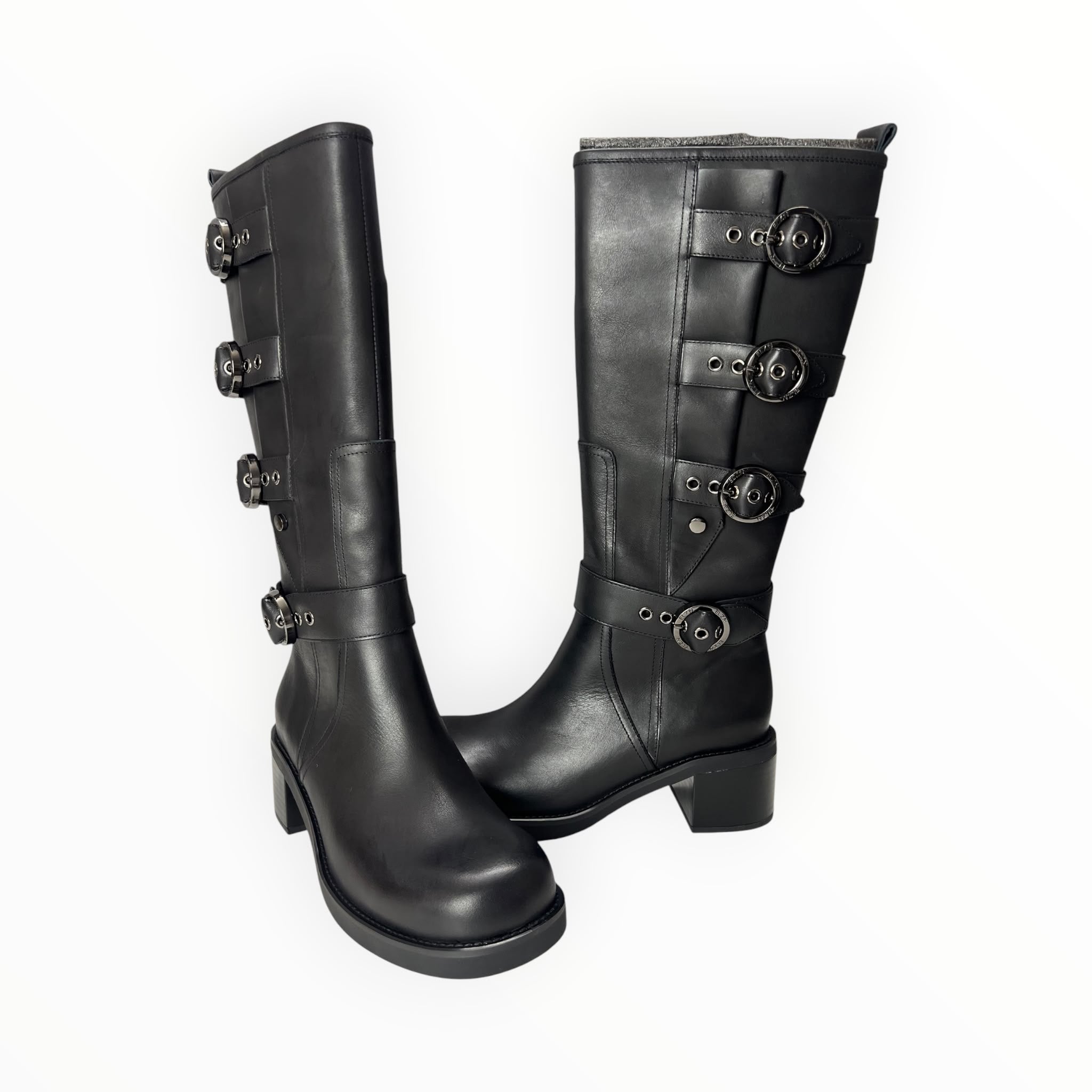 Stivali Donna “ELVIO ZAN" EA1605X Pelle  Nero