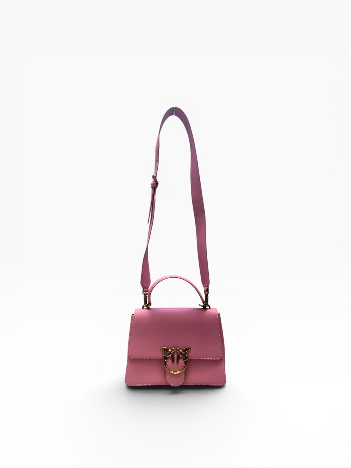 BORSA DONNA “PINKO ” LOVE ONE TOP HANDLE CLASSIC LIGHT P310 ROSA