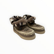 Stivaletti Donna "MOU" MU.FW111006A Eskimo Sneaker Star Pacthes&mink ELGRY