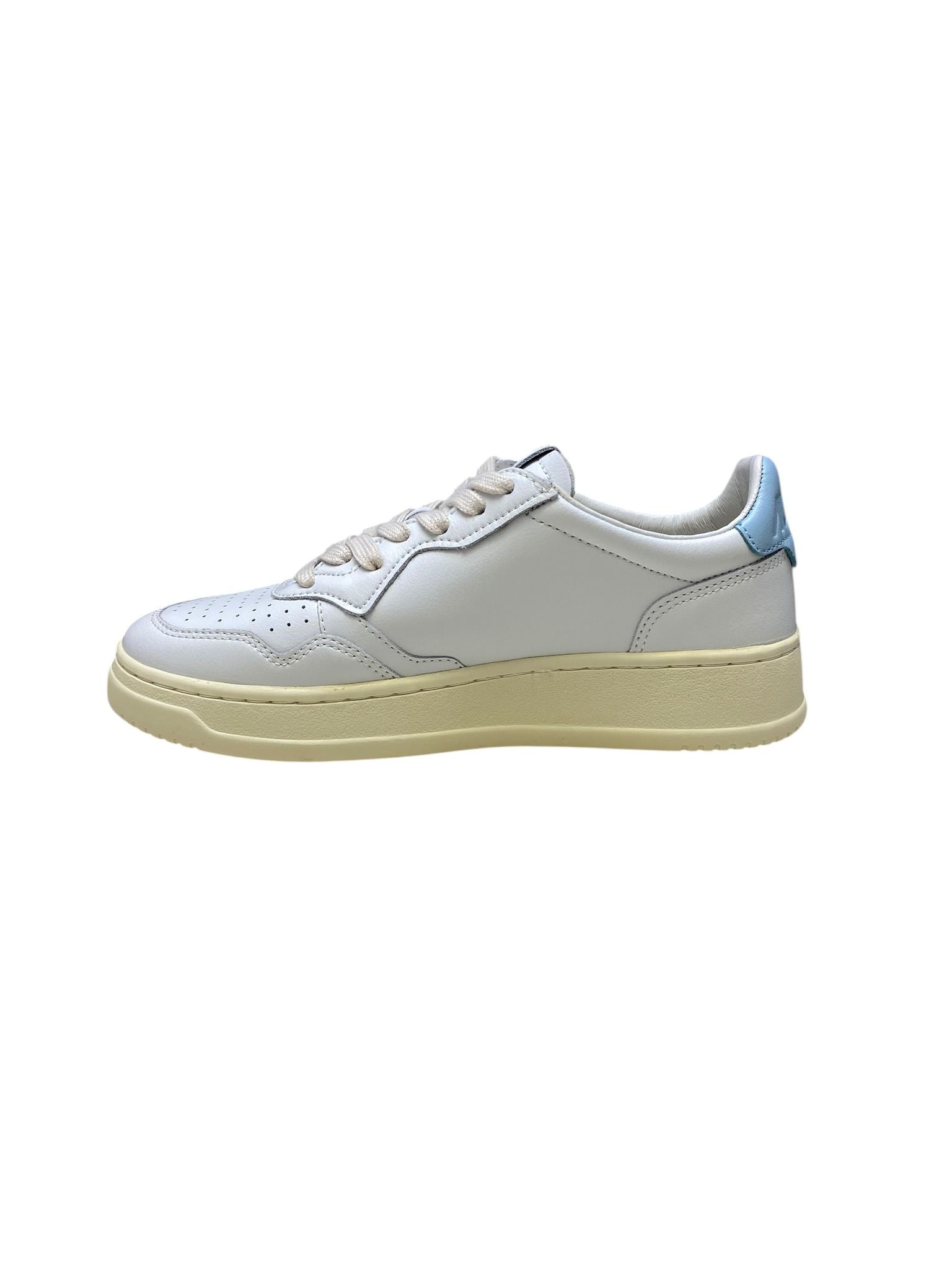 SNEAKERS DONNA “AUTRY” MEDALIST AULW LL64 PELLE BIANCO/CELESTE