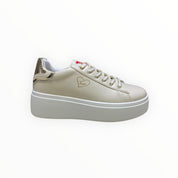 Sneakers Donna “BRACCIALINI” BA138 Avorio/Gold