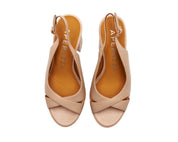 SANDALI DONNA “APEPAZZA ” HALLIE PRIMAVERA ESTATE 2025 VERA PELLE CIPRIA