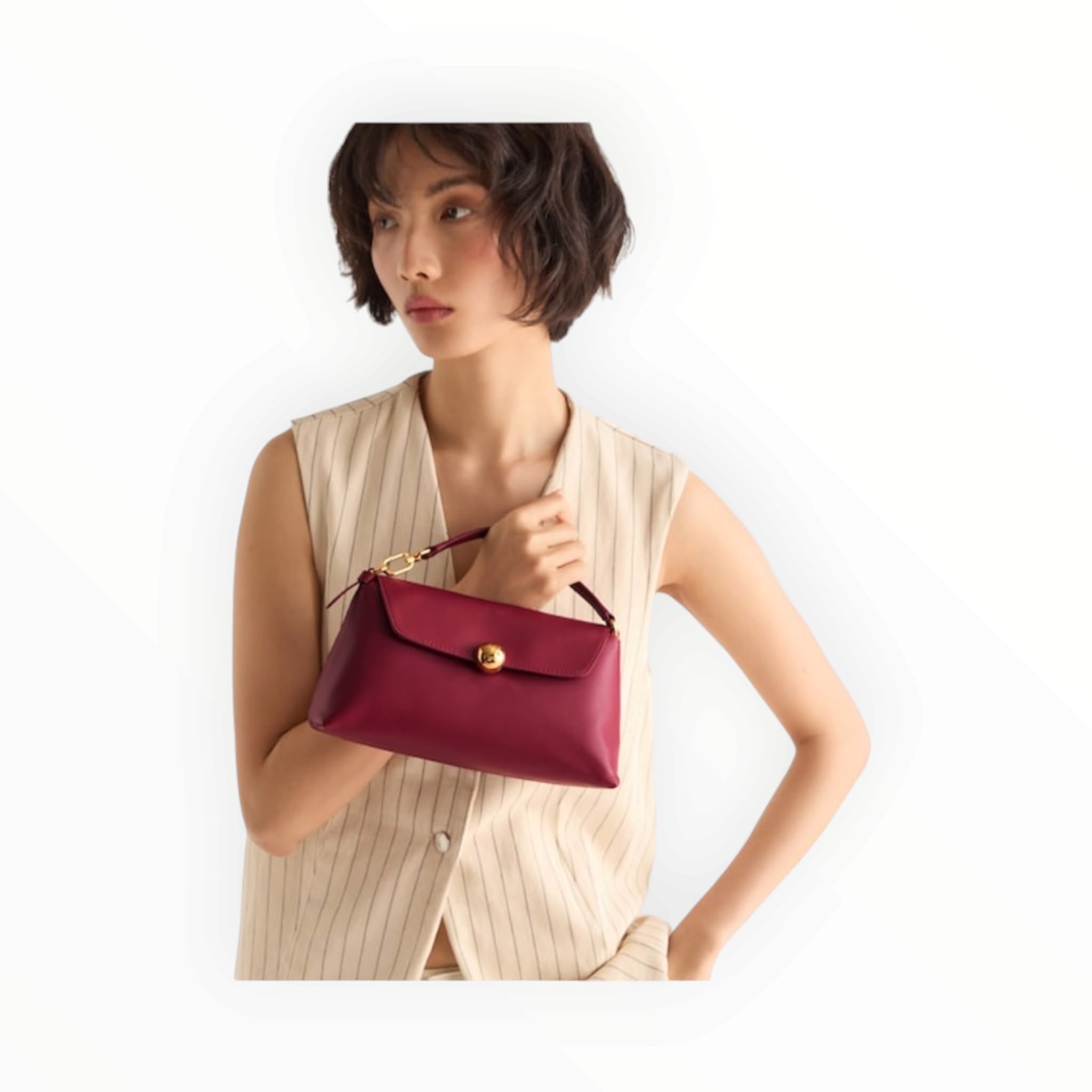 BORSA DONNA “FURLA” FUBMNWW00881PEO SFERA SOFT MINI CROSSBODY TOP HANDLE RODODENDRO  BORDEAUX