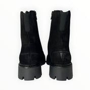 Stivaletti Anfibio Donna "CAFè NOIR" C1 FM6013 Pelle Nero