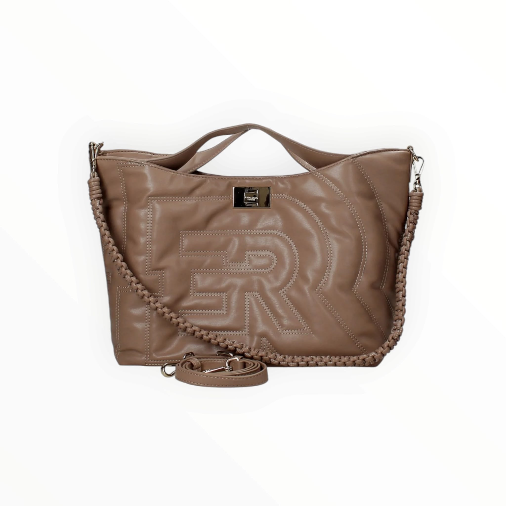 BORSA DONNA “ERMANNO SCERVINO FIRENZE” TOTE BAG LARGE RACHELE  NUDE