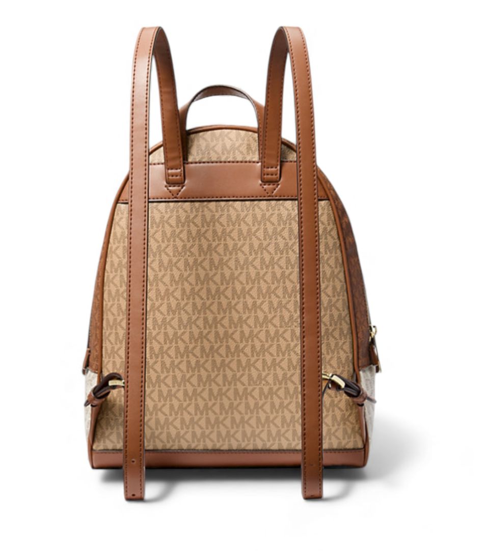 Borsa Zaino Donna “MICHAEL KORS” RHEA ZIP Medium Backpack 35S5GRAB6V CAMEL MULTI