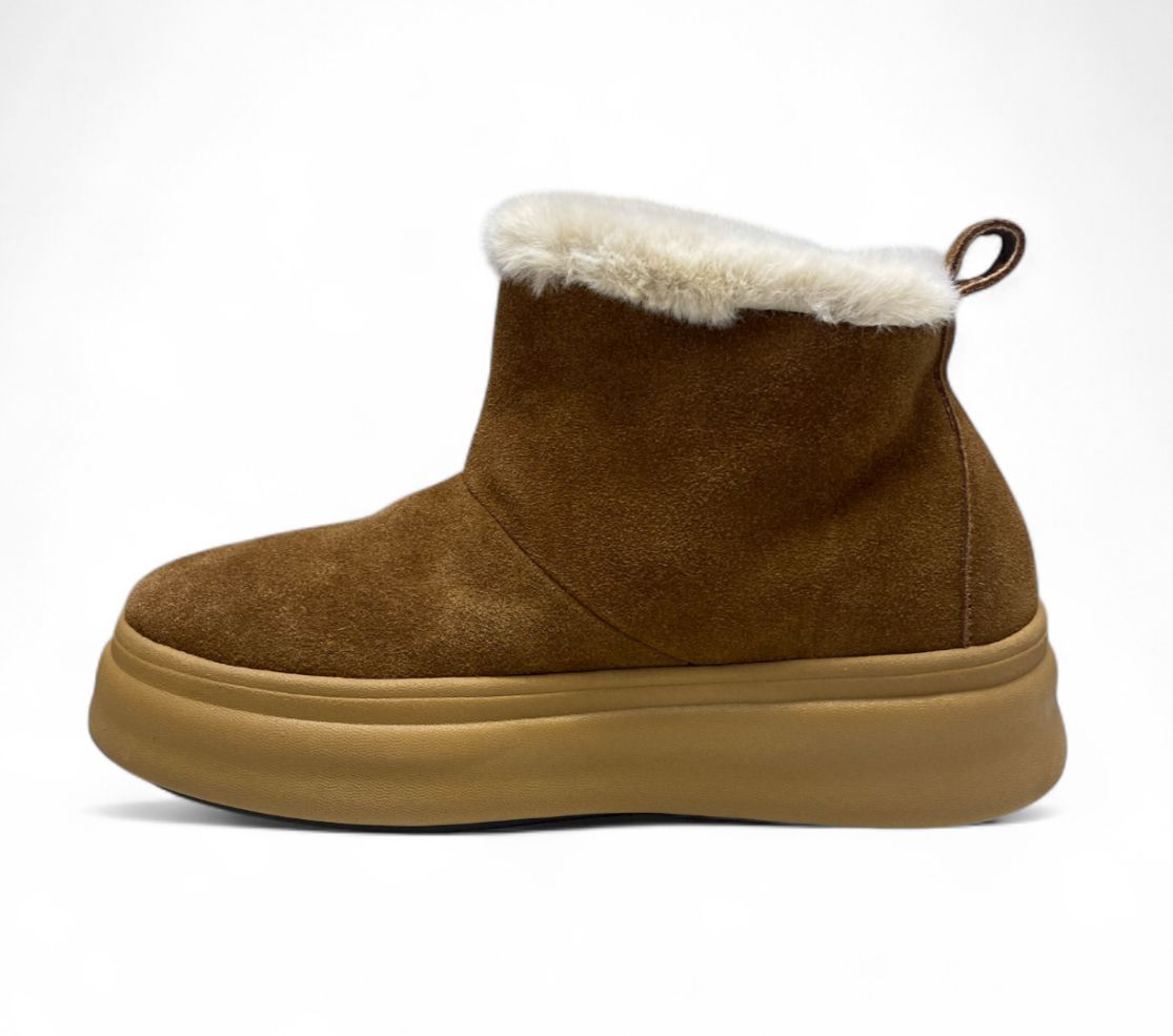 Stivaletti Donna “BLAUER” Emery 02 Pelle Cognac