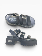 SANDALI DONNA “CULT” CLW453600 CHER PELLE NERO