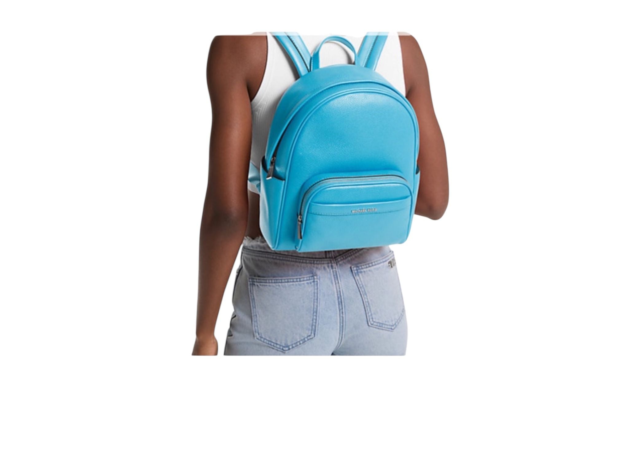 Zaino Donna “MICHAEL KORS” BEX ZIP Medium Backpack 30S4S8XB2L SNTORINI  Pelle Blu
