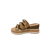 Sandali Zeppa Donna "MENBUR" 25614 0022 Camel