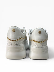 SNEAKERS DONNA “CULT” CLW442300 PEARL LOW PELLE BIANCO