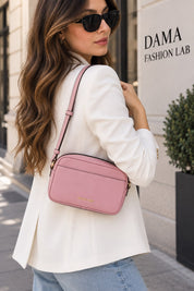 Borsa Donna “MICHAEL KORS” JET SET TRAVEL 35R6GTVC7L LARGE CAMERA XBODY CARNATION ROSA  ROSA