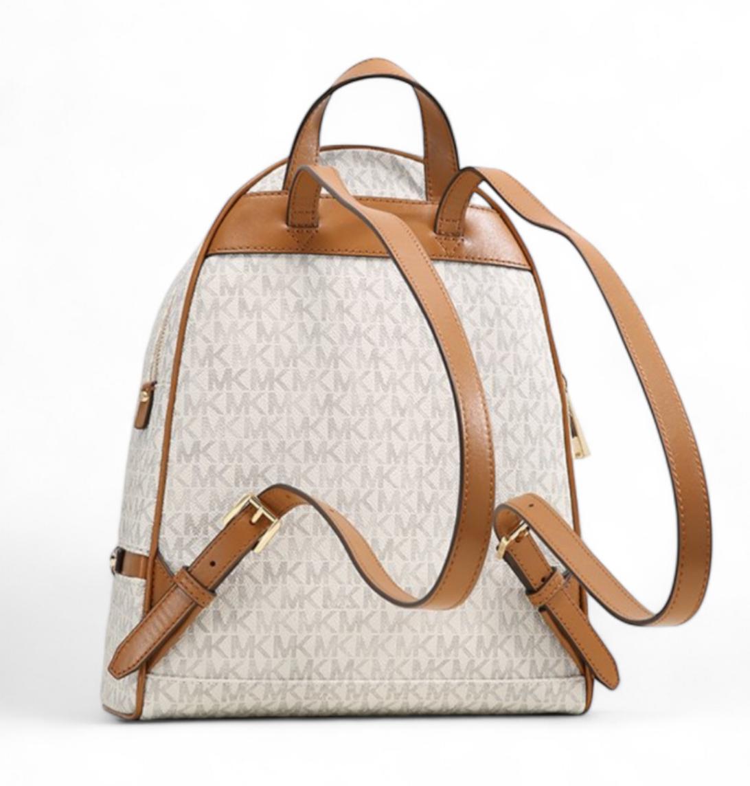 Borsa Zaino Grande Donna “MICHAEL KORS” RHEA ZIP Large Backpack 30F7GEZB7B Vanilla