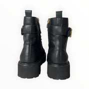 Stivaletti Anfibio Donna “PATRIZIA PEPE" PPJ966 Pelle Nero