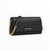 Borsa Donna “MICHAEL KORS” JET SET TRAVEL 35F5GTVC8L MD FLAP CLUTCH LEATHER NERO