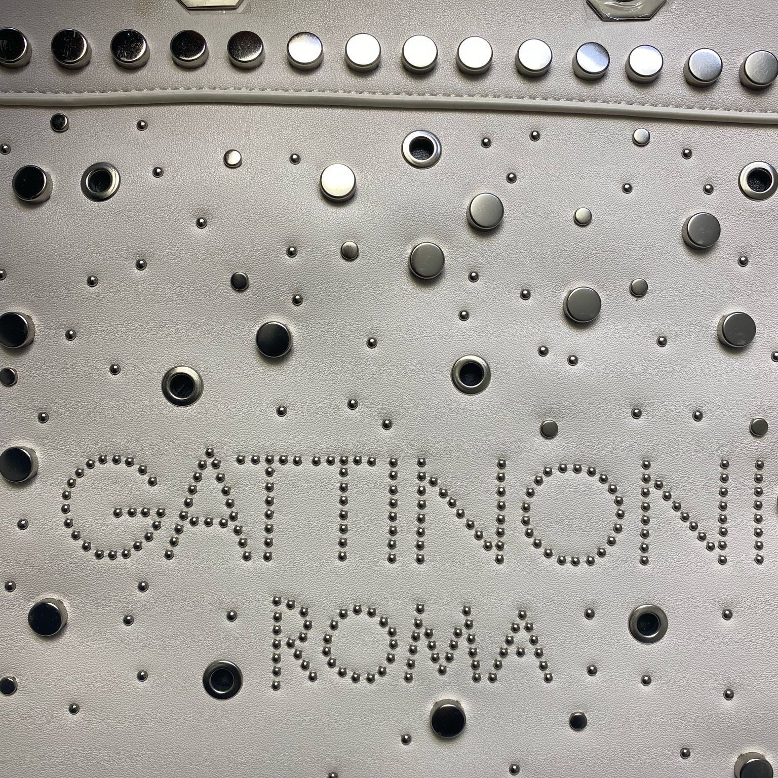 BORSA DONNA “GATTINONI ROMA” AMELIA MEDIUM  PRIMAVERA ESTATE 2025 BIANCO