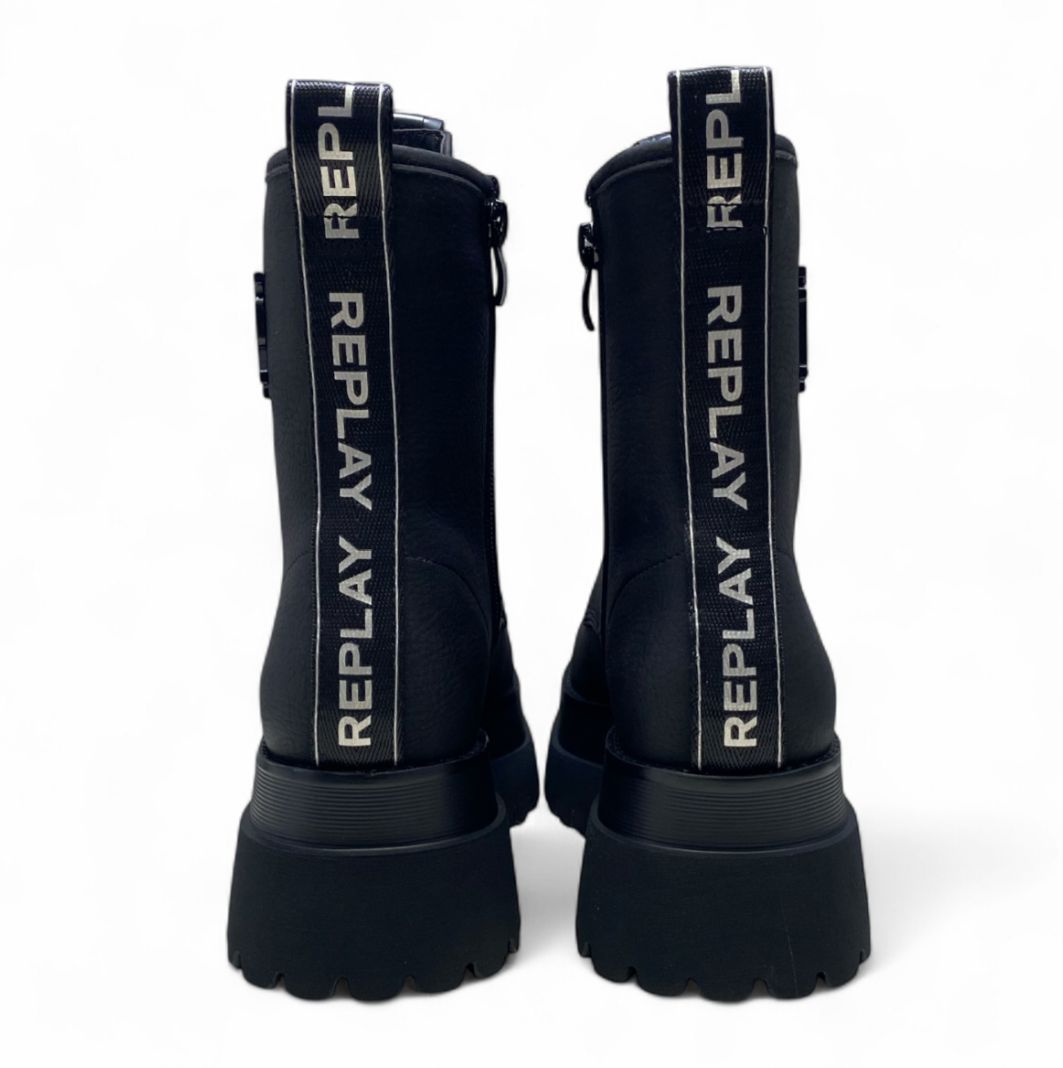 Anfibi Donna “REPLAY” RL720017 C0017S ANY RY  Nero