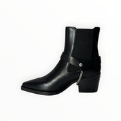 Stivaletti Texani Donna “CAFè NOIR” C1 HB1003 Pelle Nero