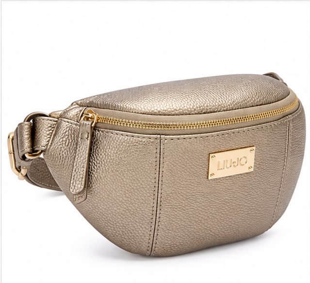 BORSA DONNA MARSUPIO “LIU JO” O19041 E0027 S BUMBAG BRONZO METAL