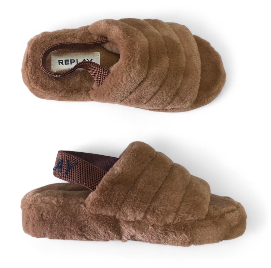 Sandali Ciabatte Donna "Replay” RF3P0001T Soft City Marrone