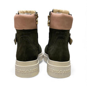 Stivaletti Donna "U.S. POLO USSN.” PENNY005A-MIL002 Camoscio Verde