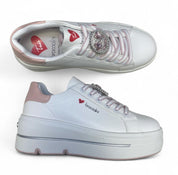 Sneakers Donna "BRACCIALINI" BA141 Bianco/Rosa