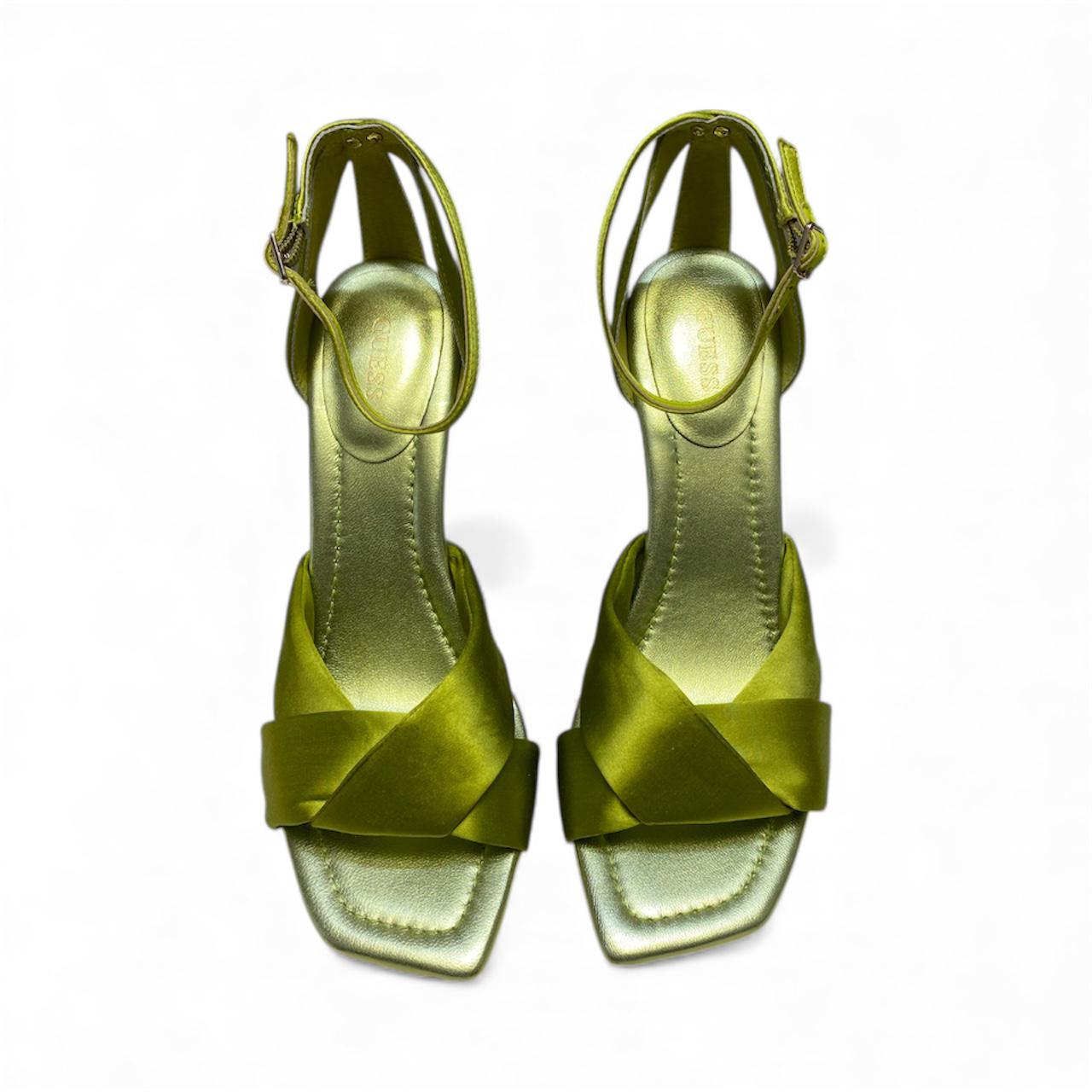 SANDALI DONNA “GUESS” FL6H2SSAT03  Raso Verde