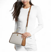 Borsa Donna “MICHAEL KORS” Chantal 32R3G7CC3B LG Vanilla/Cuoio