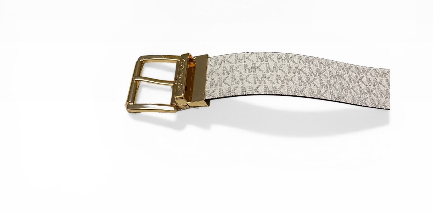 Cintura Donna In Box Regalo “MICHAEL KORS” Belt Box 558732 Vanilla  Luggage