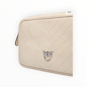BORSA DONNA “PINKO ”CARRIE CAMERA BAG CLASSIC A2JC Z14E PELLE AVORIO