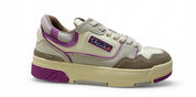 SNEAKERS DONNA “AUTRY” CLC ROLW UN02 PELLE BEIGE/FUCSIA