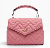 BORSA Donna “GUESS” QG965378 Melisandra Mini Chevron Rosa