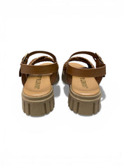 Sandali Donna "JANET & JANET" J-133 JEANNE Vera Pelle Cuoio