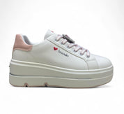 Sneakers Donna "BRACCIALINI" BA141 Bianco/Rosa
