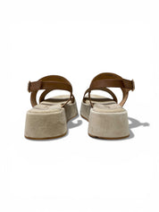 Sandali Donna "JANET & JANET" J-121 IVETTE Vera Pelle Cuoio