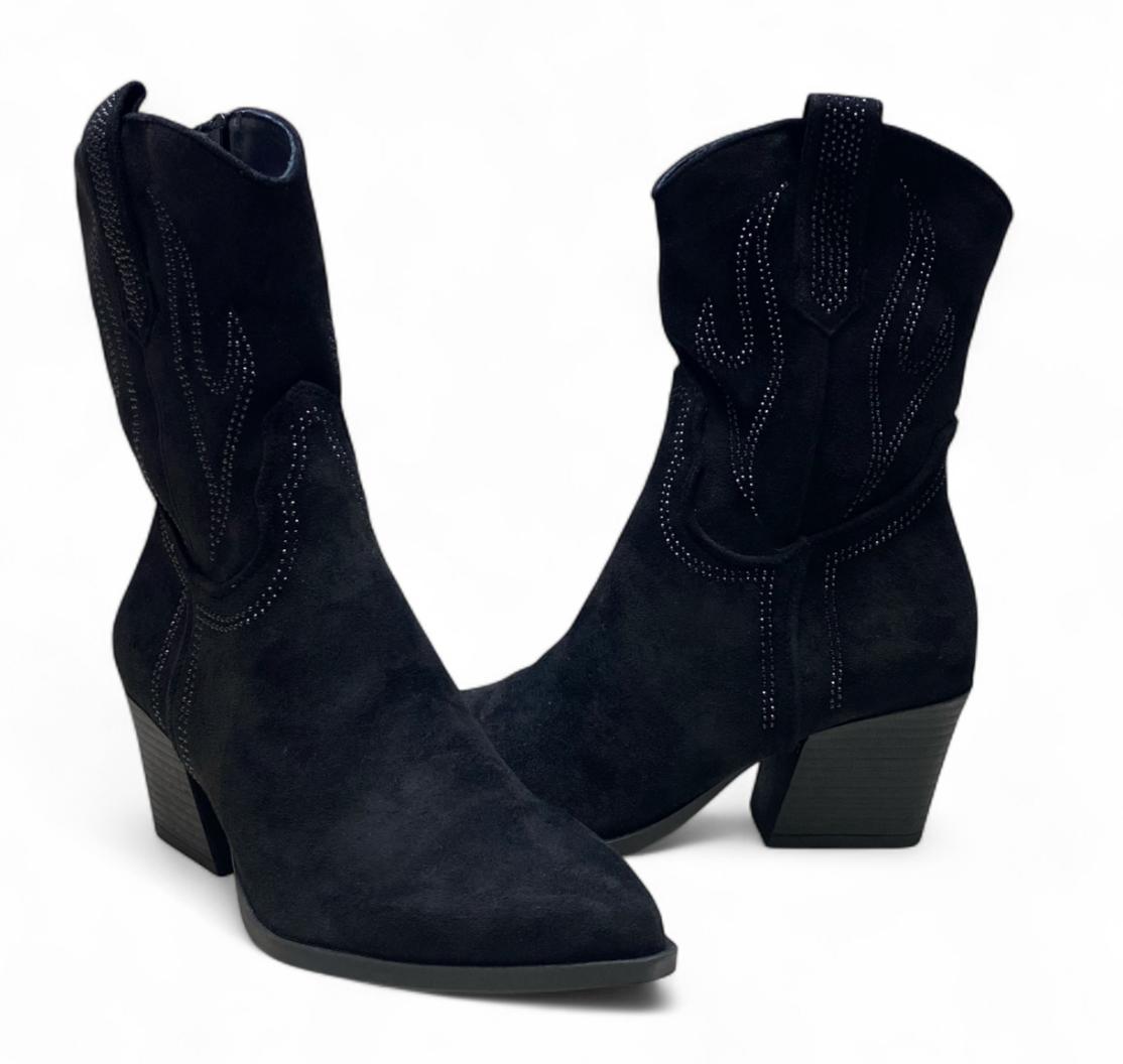 Stivaletti Texani Donna “PREGUNTA" 2426010 001 Nero
