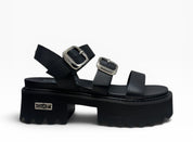 SANDALI DONNA “CULT” CLW453600 CHER PELLE NERO