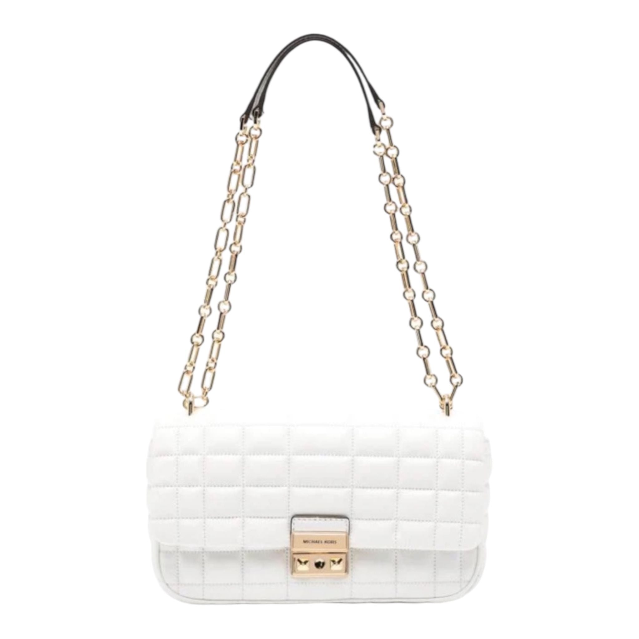 Borsa Donna “MICHAEL KORS” TRIBECA 30R4G2RL7L LARGE SHLDR Pelle Bianco