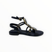 Sandali Donna “APEPAZZA” FABIANA S5FLAT09/SQU Nero