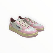 SNEAKERS DONNA “AUTRY” MEDALIST AULW WB37 PELLE BIANCO/ROSA