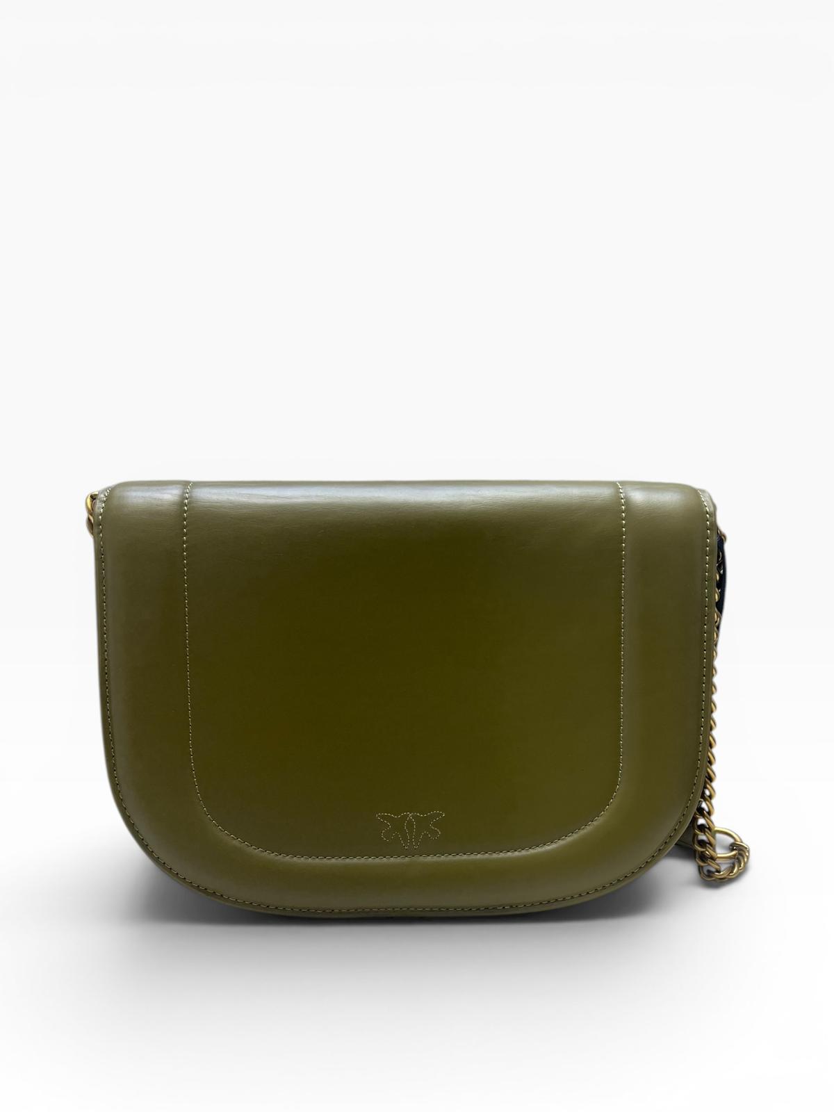 BORSA DONNA “PINKO ” LOVE ROUND CLICK CLASSIC V62Q  VITELLO VERDE