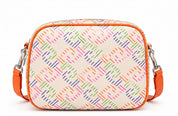 BORSA DONNA “LIU JO” AA3B87 E0050 M CAMERA BAG ARANCIO MULTI