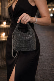 BORSA DONNA “MENBUR” 85541 0001  STRASS NERO