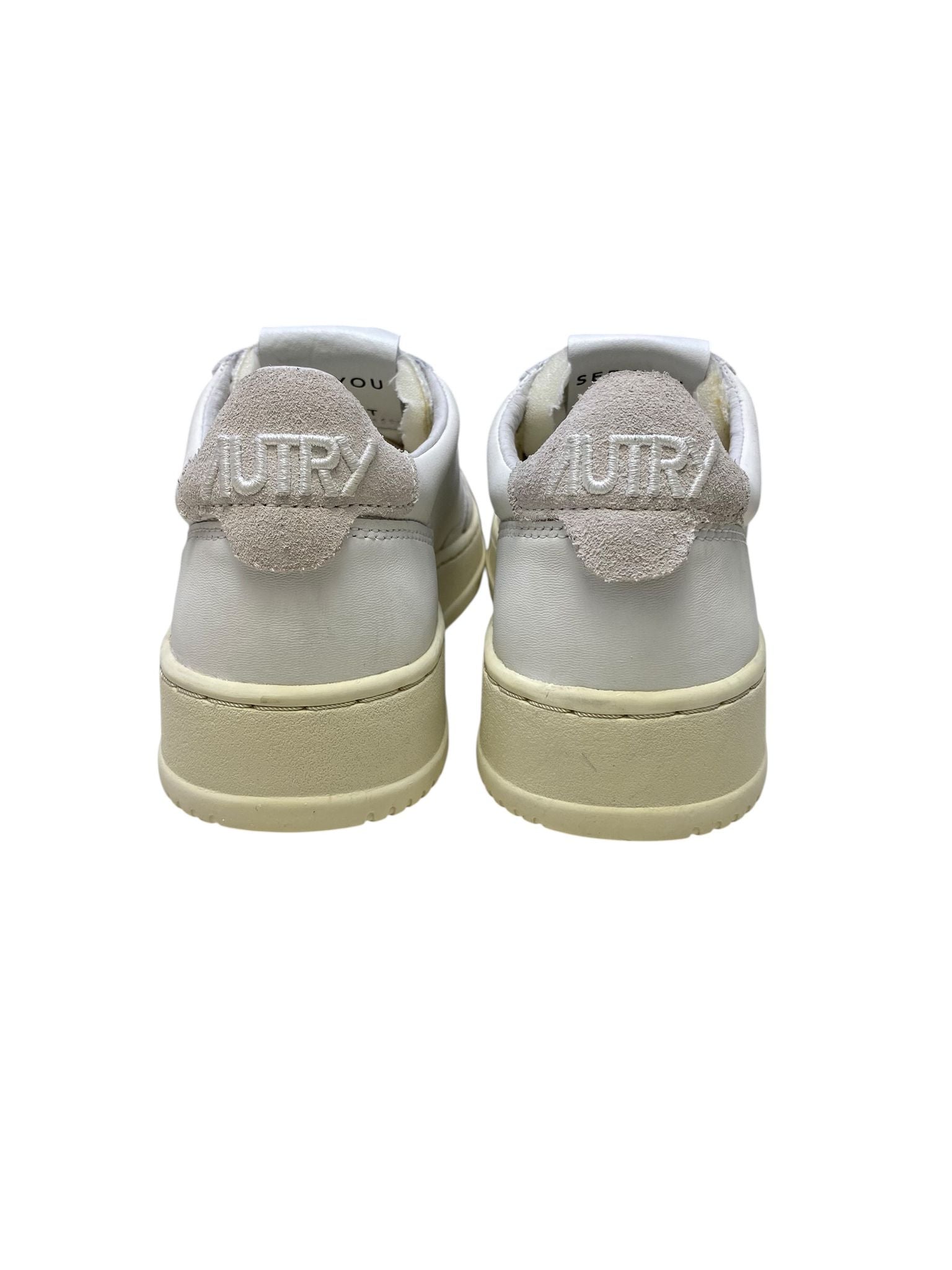 SNEAKERS DONNA “AUTRY” MEDALIST OPEN CE10 PELLE BIANCO/GRIGIO