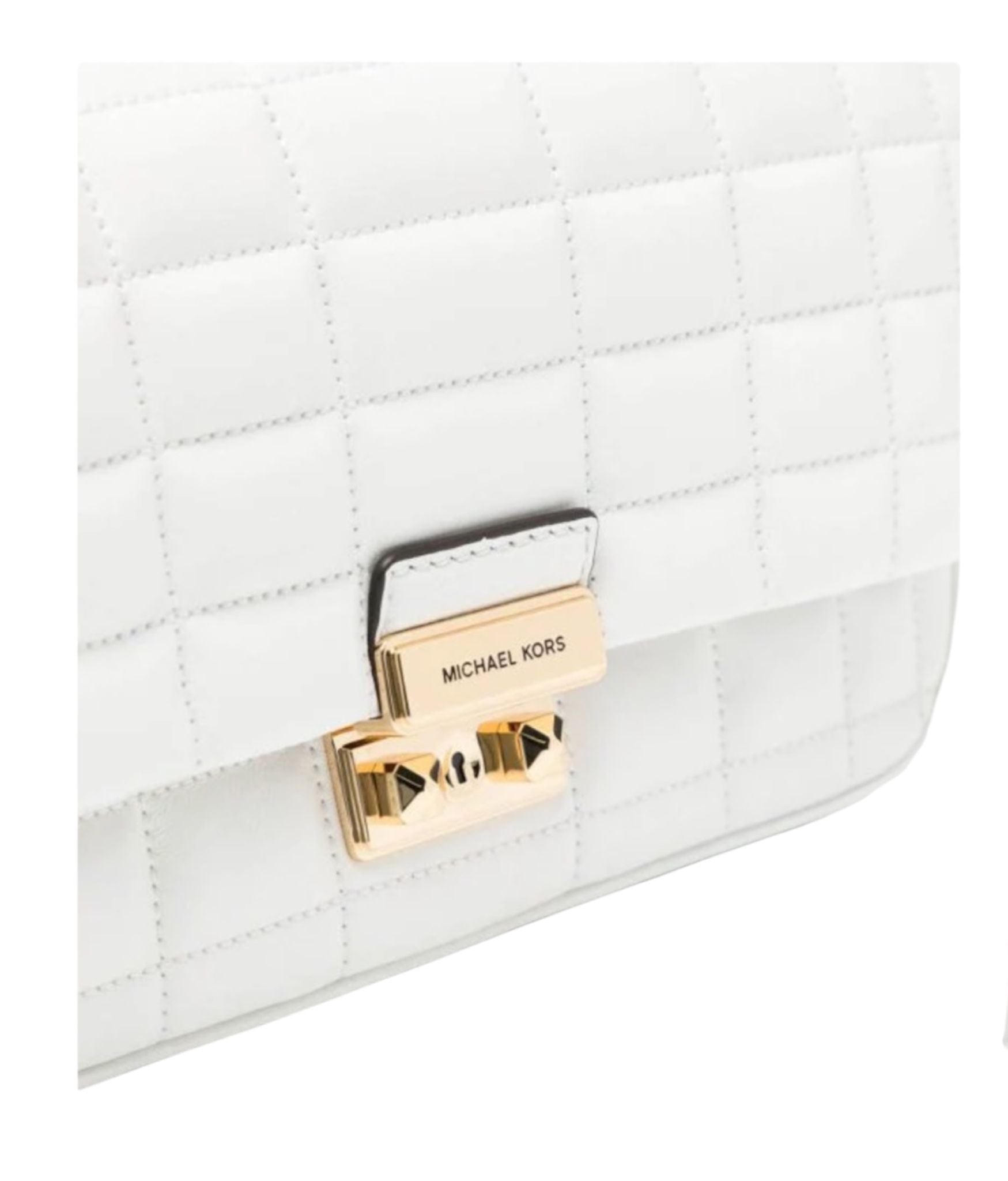 Borsa Donna “MICHAEL KORS” TRIBECA 30R4G2RL7L LARGE SHLDR Pelle Bianco